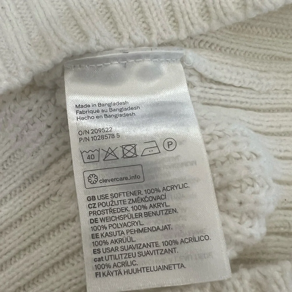 H&M Off-White Knit Sweater